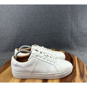 GREATS Brooklyn The Royal White Leather Sneakers Men's Size 8.5